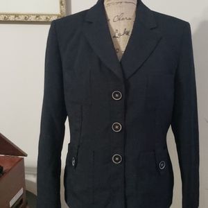 Evan Picone Blazer in Black Sharp!